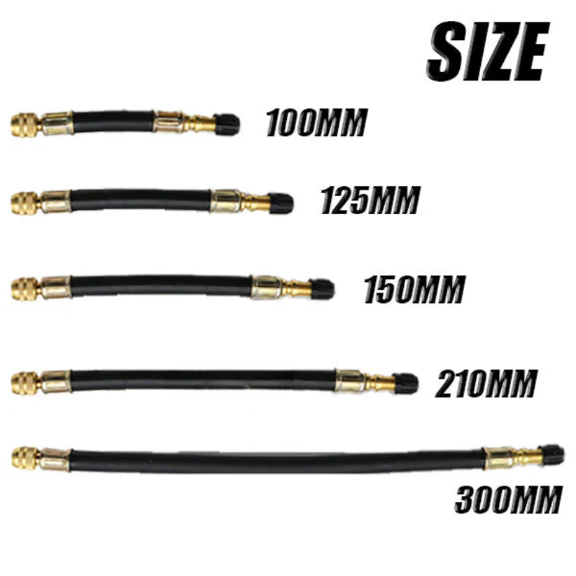 Flexible Reaching Universal Tire Valve Extender