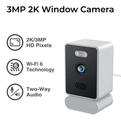 WiFi Indoor Cameras for Home Security with ChromaMax Al Color Night Vision (3MP 2K)