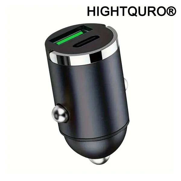 2025 NEW✨ HIGHTQURO® Invisible Fast-Charging 2 Port USB Car Charger Adaptor (USB Type-A & Type-C)